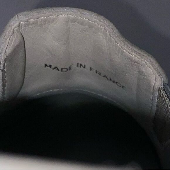 Louis Vuitton Light Gray and Orange Loafers - Picture 8 of 14